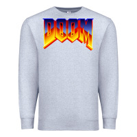 Heather Grey doom video game Premium Sweatshirt - artisFamous