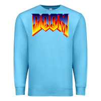 Ocean Blue doom video game Premium Sweatshirt - artisFamous