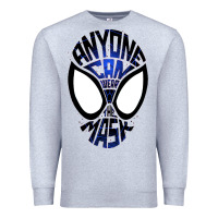 Heather Grey anyone can wear the mask Premium Sweatshirt - artisFamous