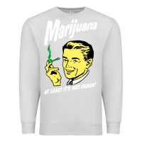 Dove Grey smoking marijuana Premium Sweatshirt - artisFamous