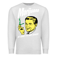 Smoking Marijuana Premium Sweatshirt | Teevron