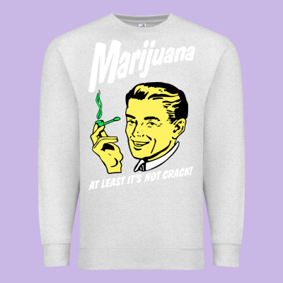 Smoking Marijuana Premium Sweatshirt Designed By Artisfamous