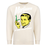 Sandshell smoking marijuana Premium Sweatshirt - artisFamous