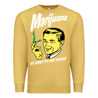 Antique Gold smoking marijuana Premium Sweatshirt - artisFamous