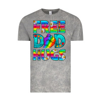 Cloud Rock Pride LGBTQ Free Dad Hugs Vintage Tee - BundleAndBundleShop