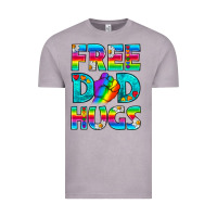 Vintage Zinc Pride LGBTQ Free Dad Hugs Vintage Tee - BundleAndBundleShop