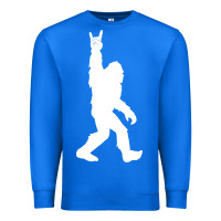 True Royal funny bigfoot rock and roll t shirt for sasquatch believers Premium Sweatshirt - artisFamous