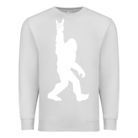 Dove Grey funny bigfoot rock and roll t shirt for sasquatch believers Premium Sweatshirt - artisFamous