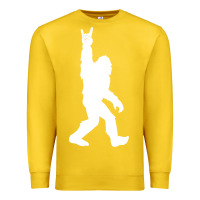 Lemon funny bigfoot rock and roll t shirt for sasquatch believers Premium Sweatshirt - artisFamous