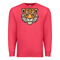 Cardinal tiger vector face Premium Sweatshirt - artisFamous