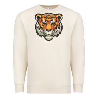 Sandshell tiger vector face Premium Sweatshirt - artisFamous