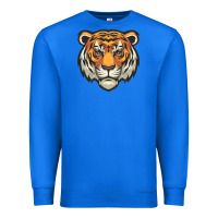 True Royal tiger vector face Premium Sweatshirt - artisFamous