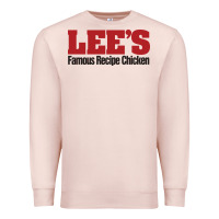 Pale Pink Lee's Famous Resto Premium Sweatshirt - artisFamous