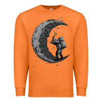 Carrot digging the moon Premium Sweatshirt - artisFamous