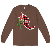 Chestnut Merry Christmas Long Sleeve Tee - CowhideDigitalArt