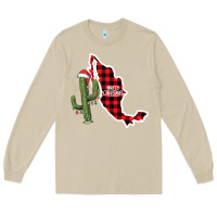 Mushroom Merry Christmas Long Sleeve Tee - CowhideDigitalArt