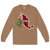 Toasted Coconut Merry Christmas Long Sleeve Tee - CowhideDigitalArt