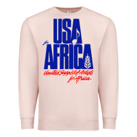 Pale Pink USA Premium Sweatshirt - artisFamous
