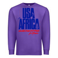 Purple USA Premium Sweatshirt - artisFamous
