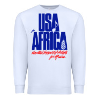 White USA Premium Sweatshirt - artisFamous
