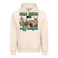 Sandshell dead inside but caffeinated skeleton coffee cups Urban Hoodie - Jasminsmagicworld