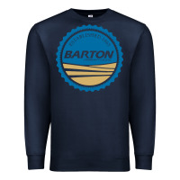 Navy Barton Community College Premium Sweatshirt - artisFamous