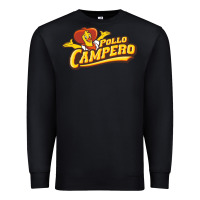 Black Pollo camp Resto Premium Sweatshirt - artisFamous
