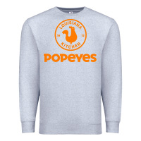 Heather Grey Resto Popeyes Art Premium Sweatshirt - artisFamous