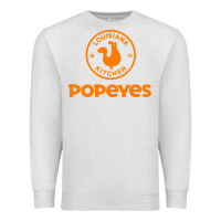 Oatmeal Heather Resto Popeyes Art Premium Sweatshirt - artisFamous