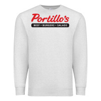 Oatmeal Heather Resto Portillo's Premium Sweatshirt - artisFamous