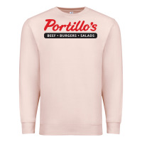 Pale Pink Resto Portillo's Premium Sweatshirt - artisFamous