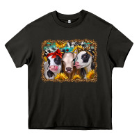 Asphalt western sunflower heifers Heavy Core Tee - Jasminsmagicworld