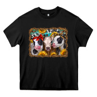 Black western sunflower heifers Heavy Core Tee - Jasminsmagicworld