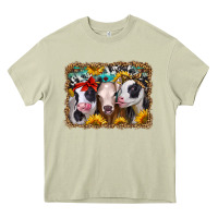 Mossy western sunflower heifers Heavy Core Tee - Jasminsmagicworld