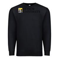 Black Depauw College Premium Sweatshirt - artisFamous