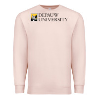 Pale Pink Depauw College Premium Sweatshirt - artisFamous