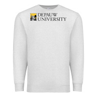 Oatmeal Heather Depauw College Premium Sweatshirt - artisFamous