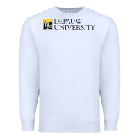 White Depauw College Premium Sweatshirt - artisFamous