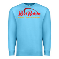 Ocean Blue Resto Red Robin Premium Sweatshirt - artisFamous