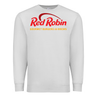Dove Grey Resto Red Robin Premium Sweatshirt - artisFamous