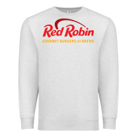 Oatmeal Heather Resto Red Robin Premium Sweatshirt - artisFamous