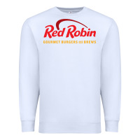 White Resto Red Robin Premium Sweatshirt - artisFamous