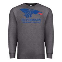 Charcoal Heather Hutchinson Community College Premium Sweatshirt - artisFamous