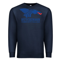 Navy Hutchinson Community College Premium Sweatshirt - artisFamous