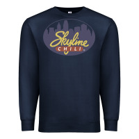 Navy Skyline Chili Resto Premium Sweatshirt - artisFamous