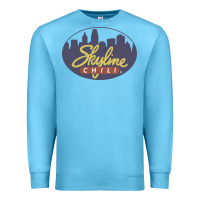 Ocean Blue Skyline Chili Resto Premium Sweatshirt - artisFamous