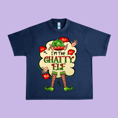 Im The Chatty Elf Urban Heavy Tee Designed By Fadigitalartstudio