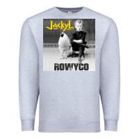 Heather Grey rowyco Premium Sweatshirt - artisFamous
