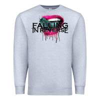 Heather Grey falling in reverse ban drock Premium Sweatshirt - artisFamous