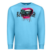 Ocean Blue falling in reverse ban drock Premium Sweatshirt - artisFamous